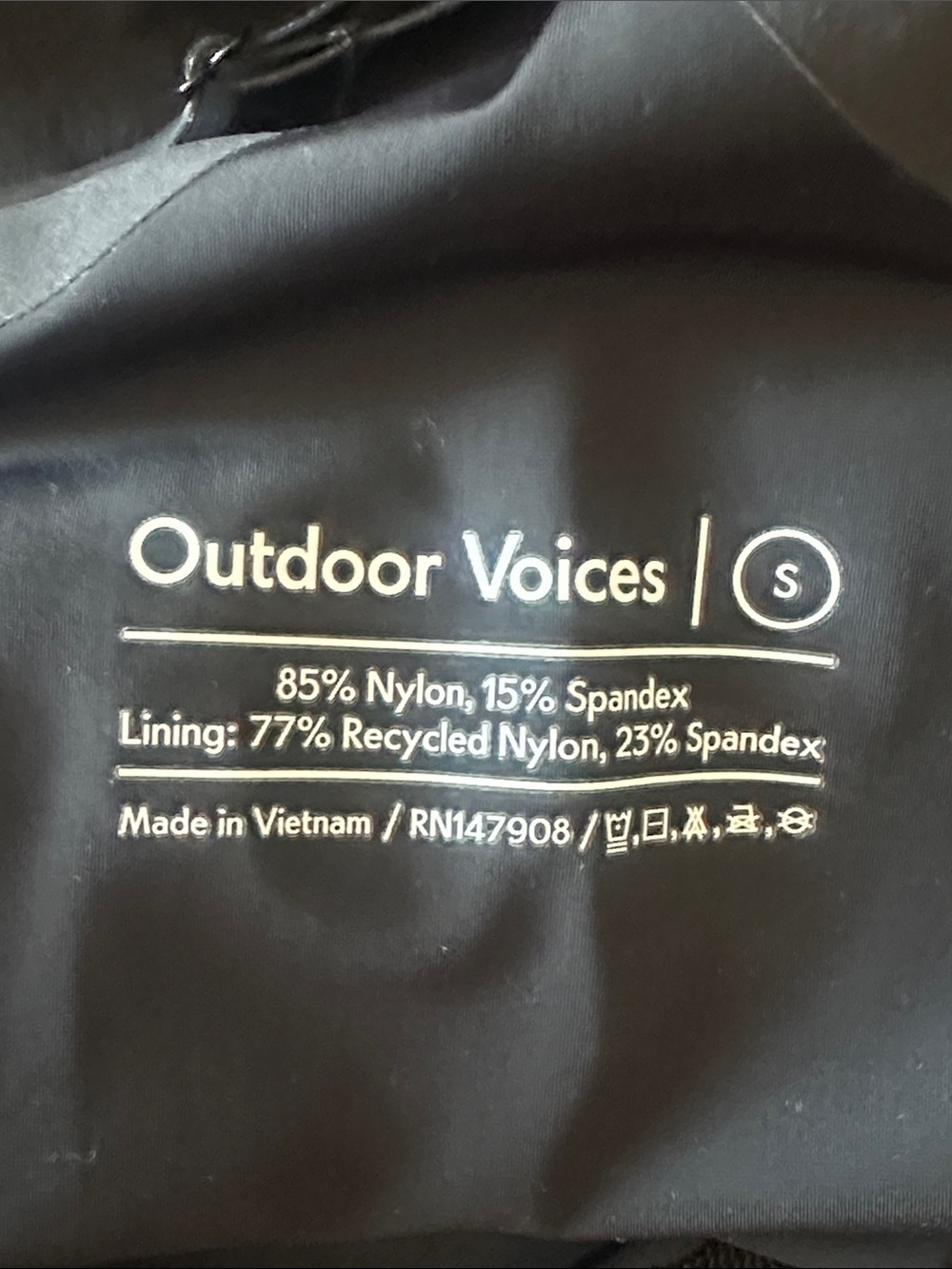 Outdoor Voices The Exercise Dress Black Sz Small Sporty Activewear Pickleball - Picture 9 of 10